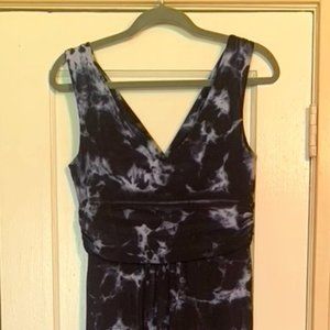 Floor Length Tie Dye Dress